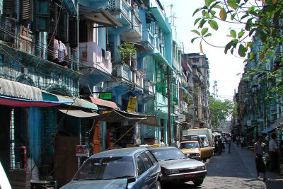 Yangon Street.
