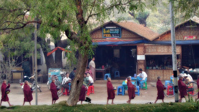 Child Monks - Bagan