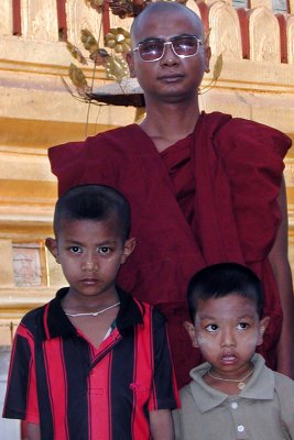 Monk with Boys