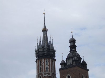 Main Market Square - Cathedral spires