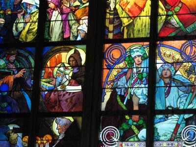 Mucha window, St. Vitus Cathedral