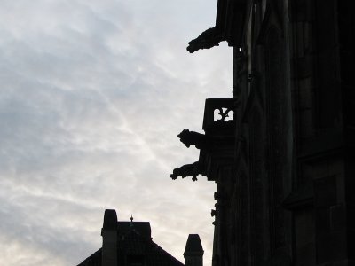 Gargoyles at Dusk