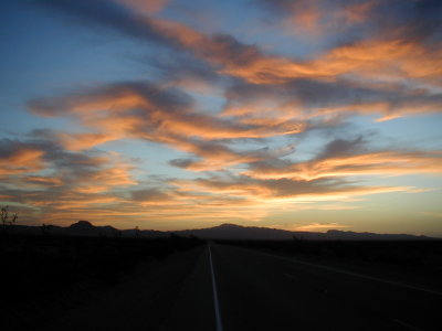 Dawn on the Cali side of the Colorado river