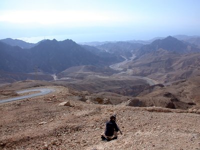Telescope towards Gulf of Aqaba