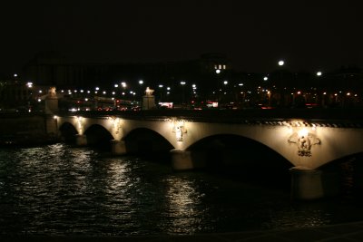 La Seine at night