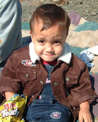 I'm not waitin...its cookie time, at the camp out.