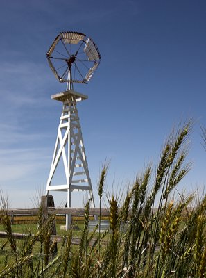 Round Barn Windmill