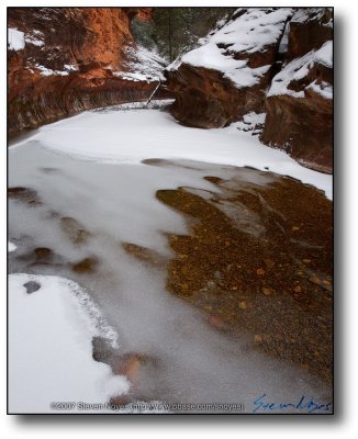 Oak Creek Canyon - West Fork in Snow V