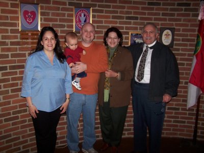 Jennifer, Elliott, Edwin, Cathy and George Jacob