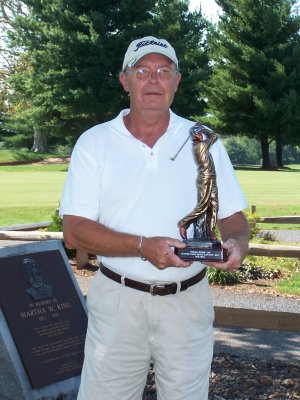 Overall Net Winner - C. B. Sink - Division 1 - Matching Score Card over Sherwood Woodford with a 59