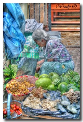 Seller at the Market