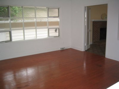 den looking toward dining room doors