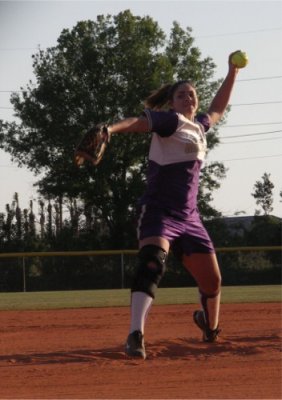 Lefty Meg On the Mound
