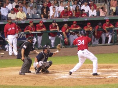 Ortiz at bat