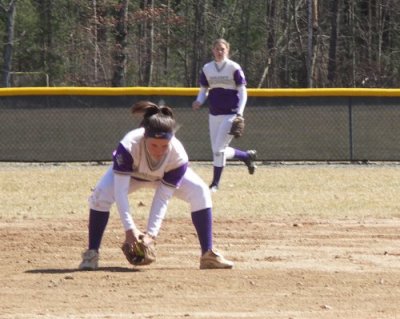 Casey Snares a Grounder