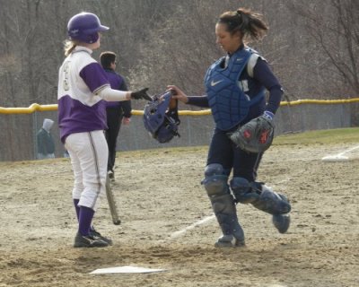 Catcher Helping Catcher