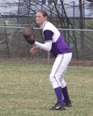 Lyndsey Soaked Before the 1st Pitch