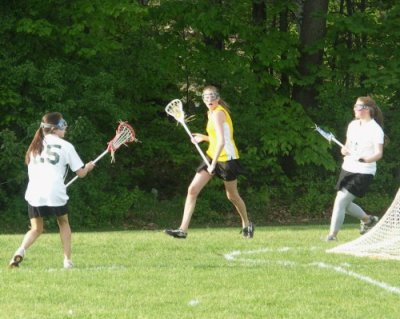 Carolyn Circles the Goal