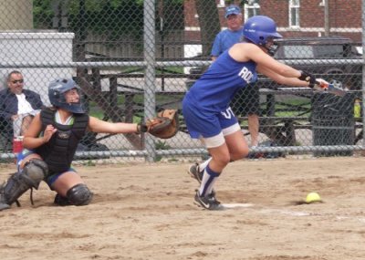 Erin Buries Bunt Infield