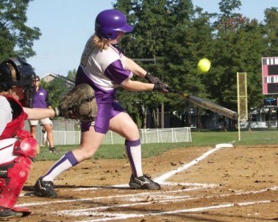 Heather At Bat