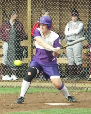 Lindsay At Bat