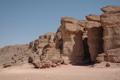Salomons Pillars in Timna Valley