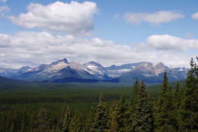 Bow Valley from Lake Louise Ski Hill