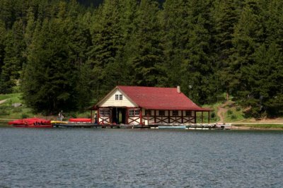 Boat House - Maligne Lake