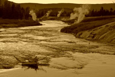 Firehole River in Yellow Stone National Park