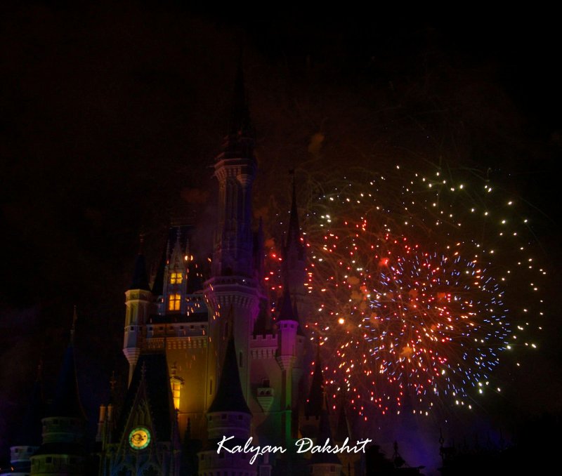 Fireworks at Magic kingdom