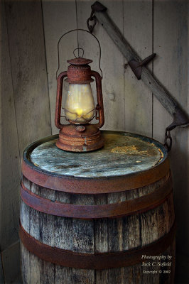 Lamp  and Barrel