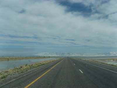 and then the Great Salt Flats of Utah.