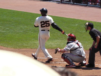 Barry Bonds even hit a home run that day, and the Giants won the game.