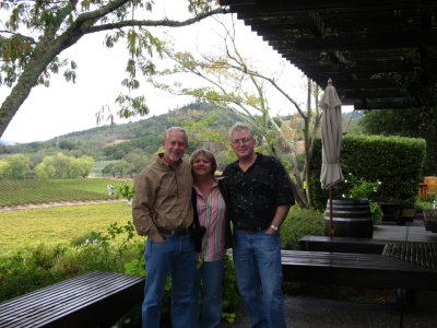Don and Debbie, Bob's friends from high school in Chicago, came for a wine tour in October.