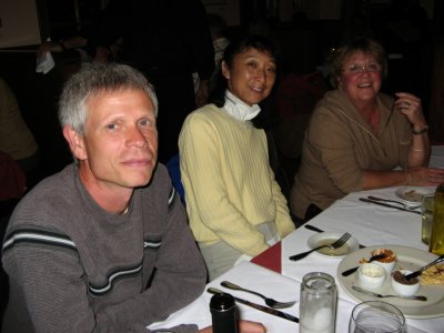 Dinner in Calistoga with Bob B. and Kathy.