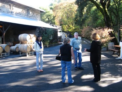A visit to the winery where Bob B. is the winemaker.