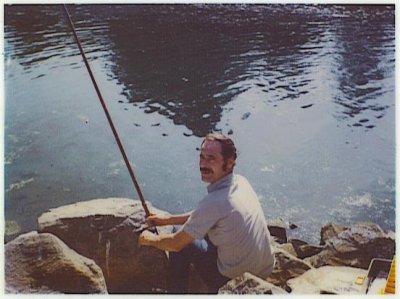 Dad fishing in Stilicum