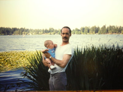 Dad with Bill as a baby