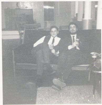 Jim with Friend Berni at Holloway Road London 1965