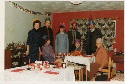 Family Christmas at Heathers House 1967