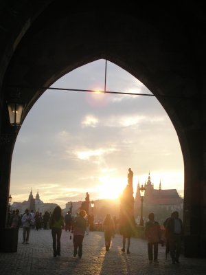 Sunset at the Prague Castle