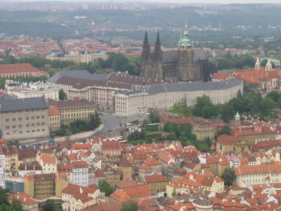 Prague from the Eiffel Tower
