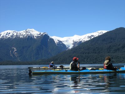 Sea Kayaking near the Hanging Glacier
