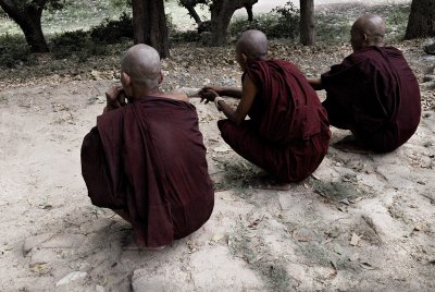 three monks