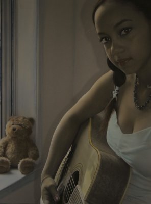 Teddy in the Window