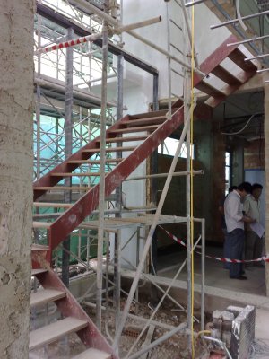 Stairwell from ground floor