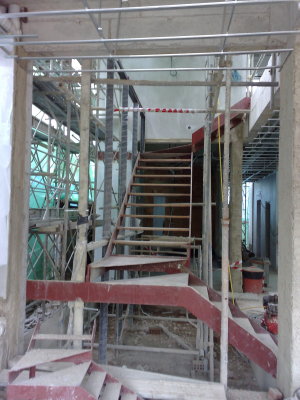 Stairwell from ground floor