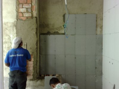 Bathroom in progress