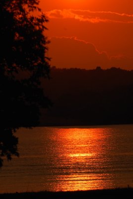 Red on Water