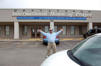 My sister visited us this spring. She asked me if I'd take her here, so I did. What makes this so bloody funny is that I'm the most militant Athiest you'll ever meet. The IHOP? Give me a break. They may as well have had folks standing in the parking lot waving their collection plate around. That's all this nonsense is.